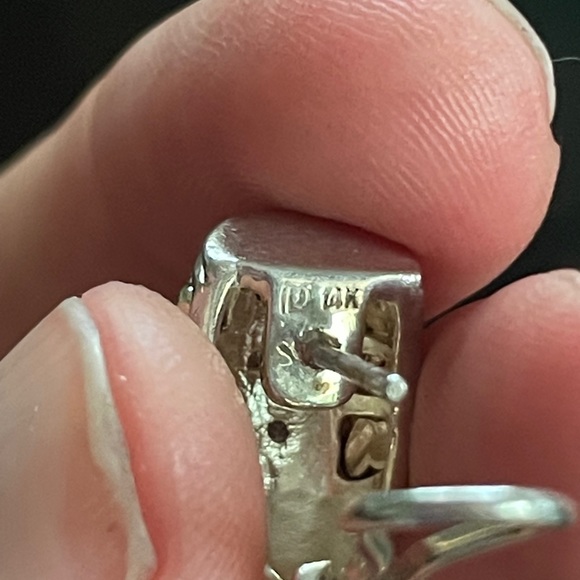 Gabrielle Bruni 14k Diamond Huggie Earrings - Picture 3 of 5